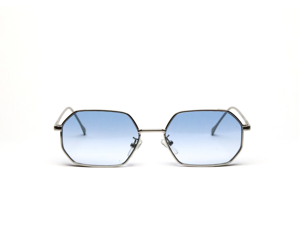 "The Architect" | Geometric Hexagonal Sunglasses - Golden 