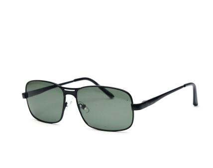 "The Enforcer" | Classic Rectangular Sunglasses - Matte Black