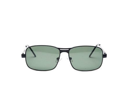 "The Enforcer" | Classic Rectangular Sunglasses - Matte Black